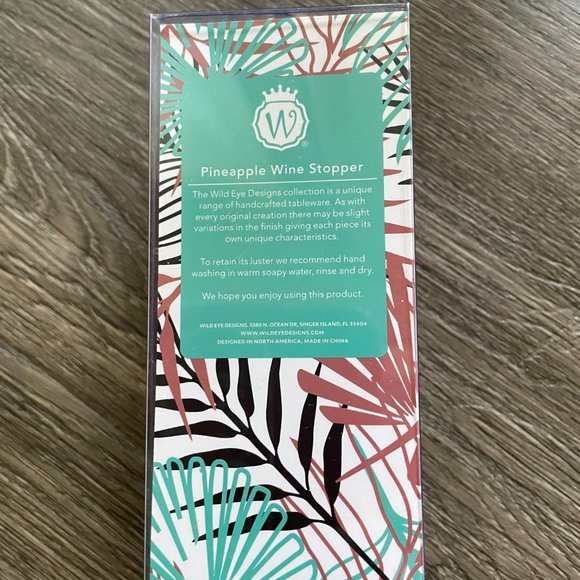 New in box Gold & Silver Pineapple wine bottle stoppers sold separately - Picture 2 of 11